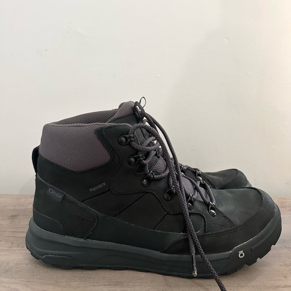 OBOZ BURKE Mid Leather Waterproof Hiking Work Casual Boots 11
